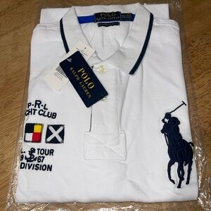 Polo Ralph Lauren Yacht Club Intl.Tour 1967 5th Division Big Pony CustomSlim Fit